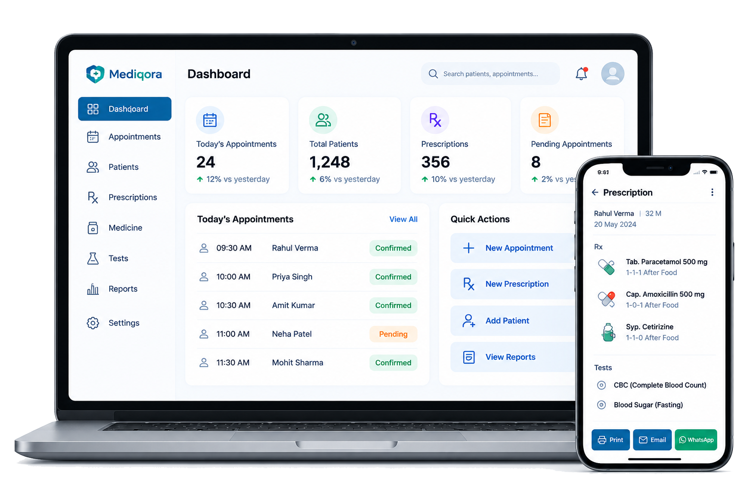 Mediqora Healthcare Management
